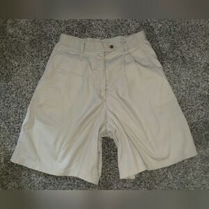 London Fog | Vintage 100% Cotton Wide Leg Shorts